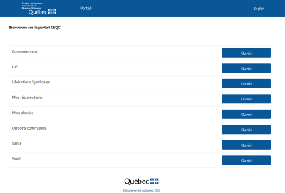Portail applicatif sécurisé