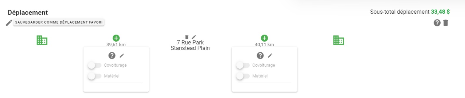 Interface Mes réclamations