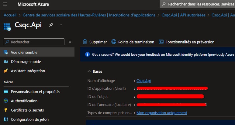 Complétez les informations demandées
