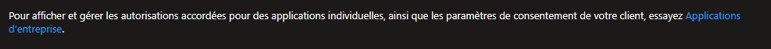 Applications d’entreprise