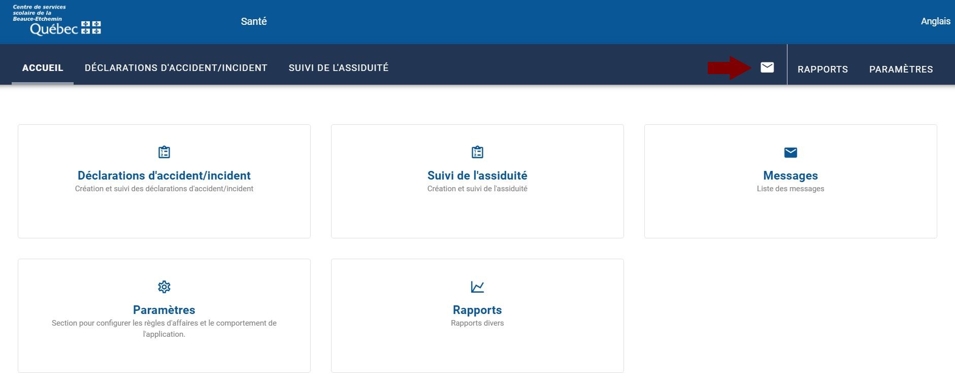 Menu Messages